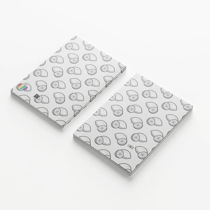 Taccuino con copertina a colori con limoni per la vendita all'ingrosso da parte di Charlie's Bookstore