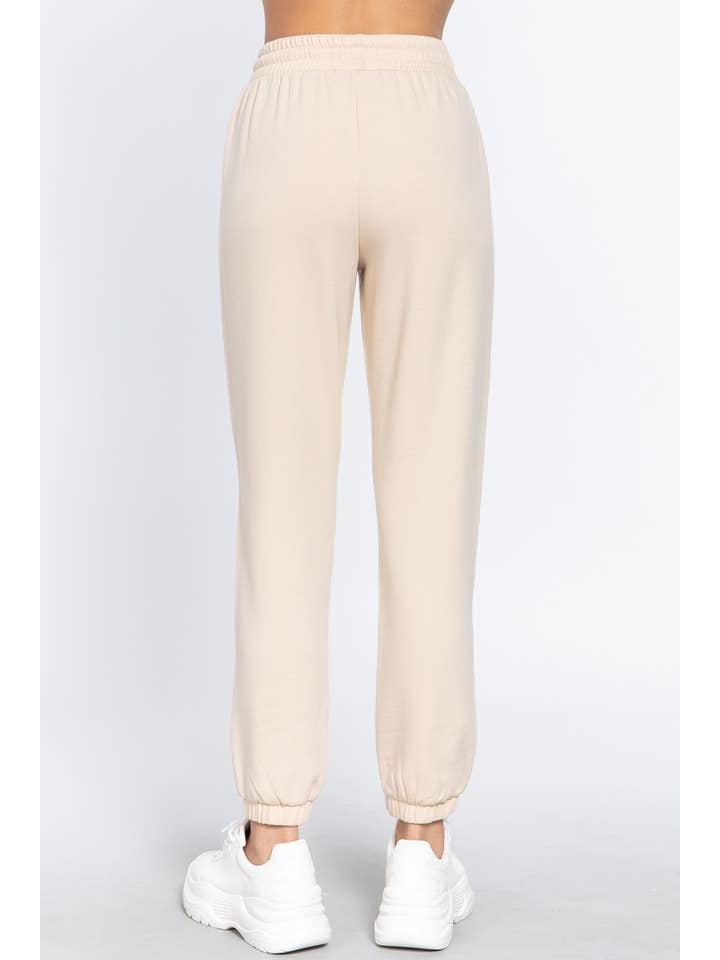 Active Basic | Active USA - Wholesale Athletic Sweatpants/Joggers - Women's - French Terry Fleece Long Jogger Pants5