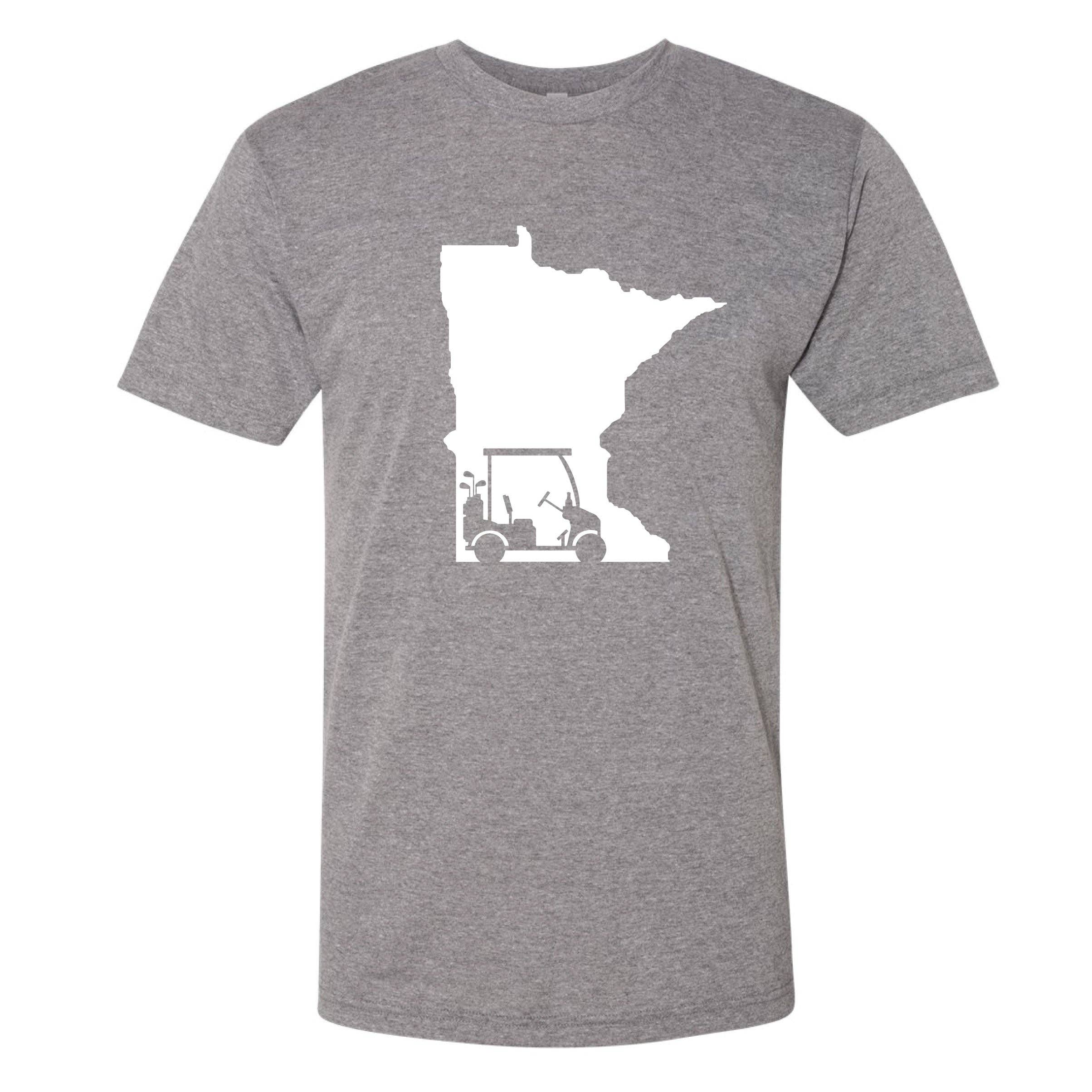 Minnesota Awesome – wholesale Screen printed t-shirt – unisex – Golf Cart Minnesota Shirt0