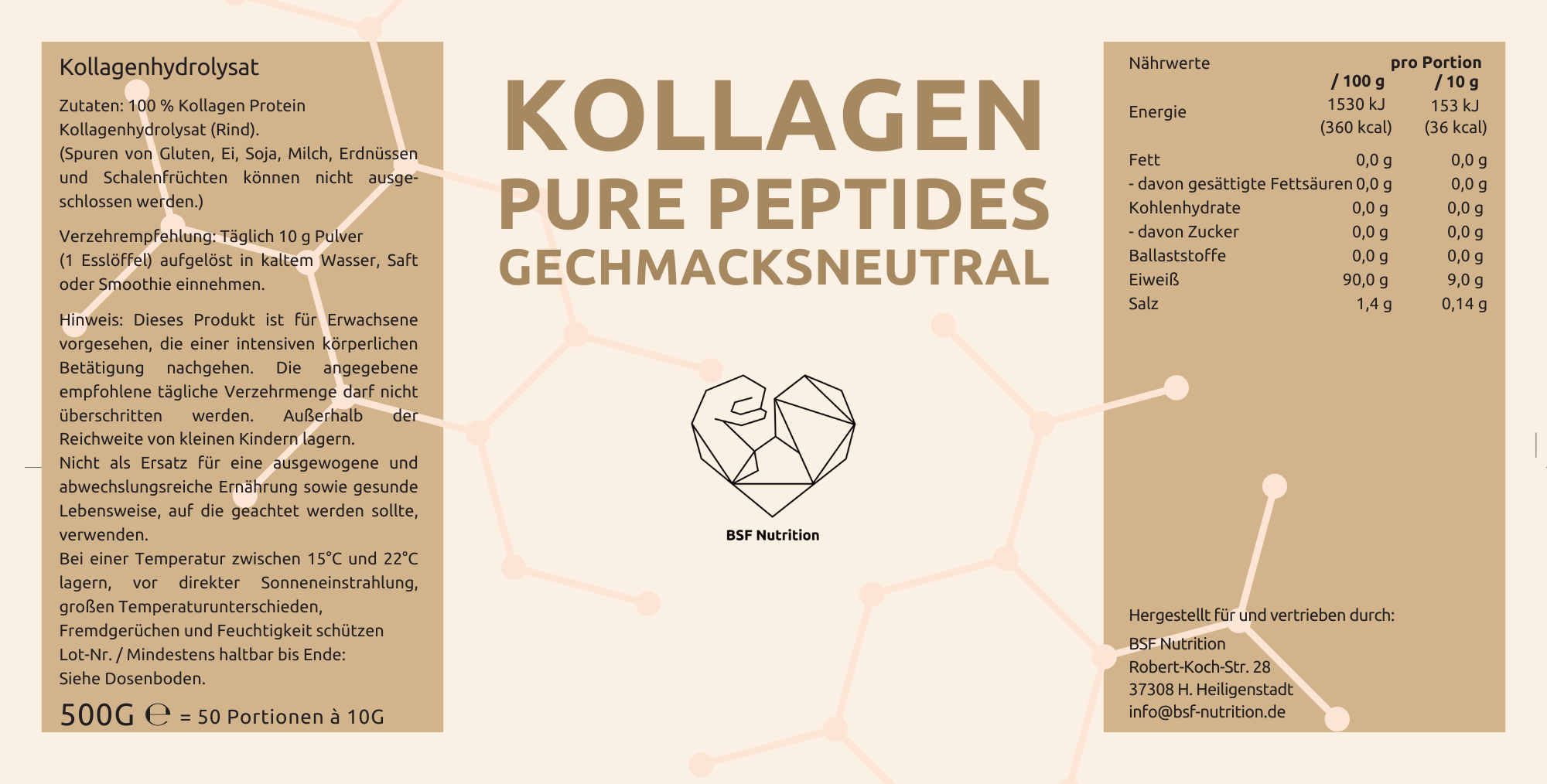 BSF Nutrition - Wholesale Protein/Superfood Powder - Collagen Peptide 100%1