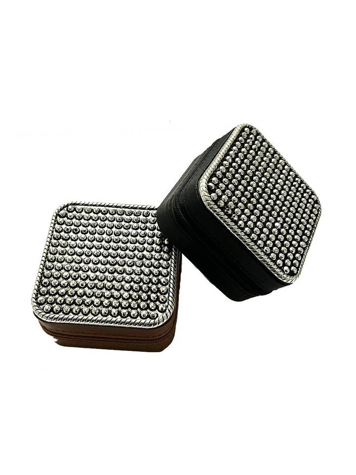 CAJA DE JOYERÍA DE PLACA METÁLICA BURBUJA OCCIDENTAL para venta al por mayor de Snowing West