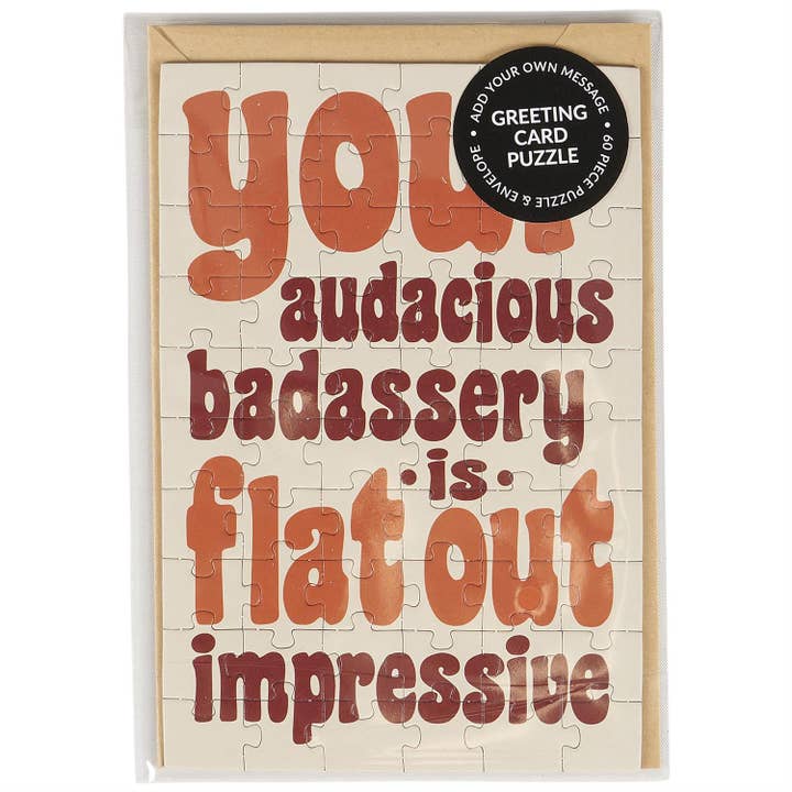 Questionables - Wholesale Everyday Greeting Card - Impressive Puzzle Card