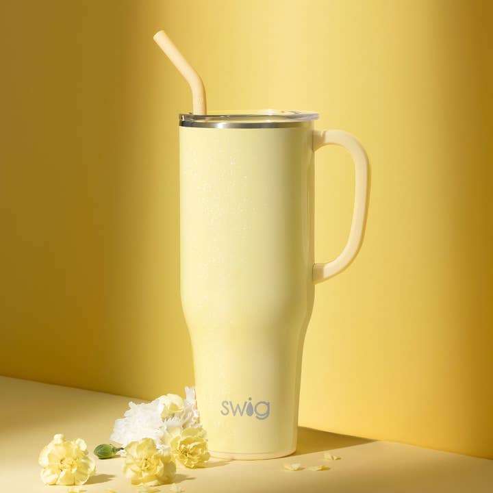 Swig Life - Wholesale Insulated Mug/Tumbler - Shimmer Buttercup Mega Mug (40oz)