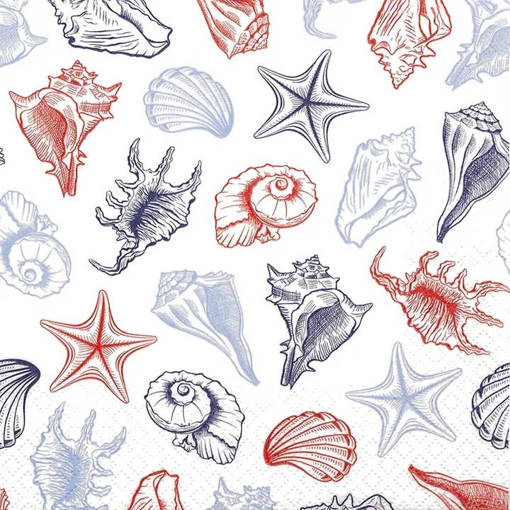 Napkins Seashells for wholesale by Home Fashion - Carl Dietrich GmbH