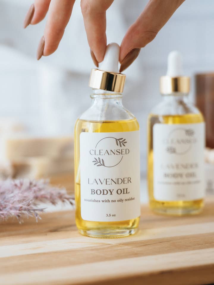 Lavendel Körperöl für den Großhandel von Cleansed