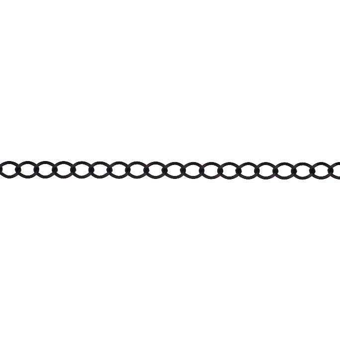 Continental Beads - Wholesale Craft Supplies - Curb Chain Size Small - Multiple Finishes Available - Measures 4mm - Sold by the Foot - CH 1504