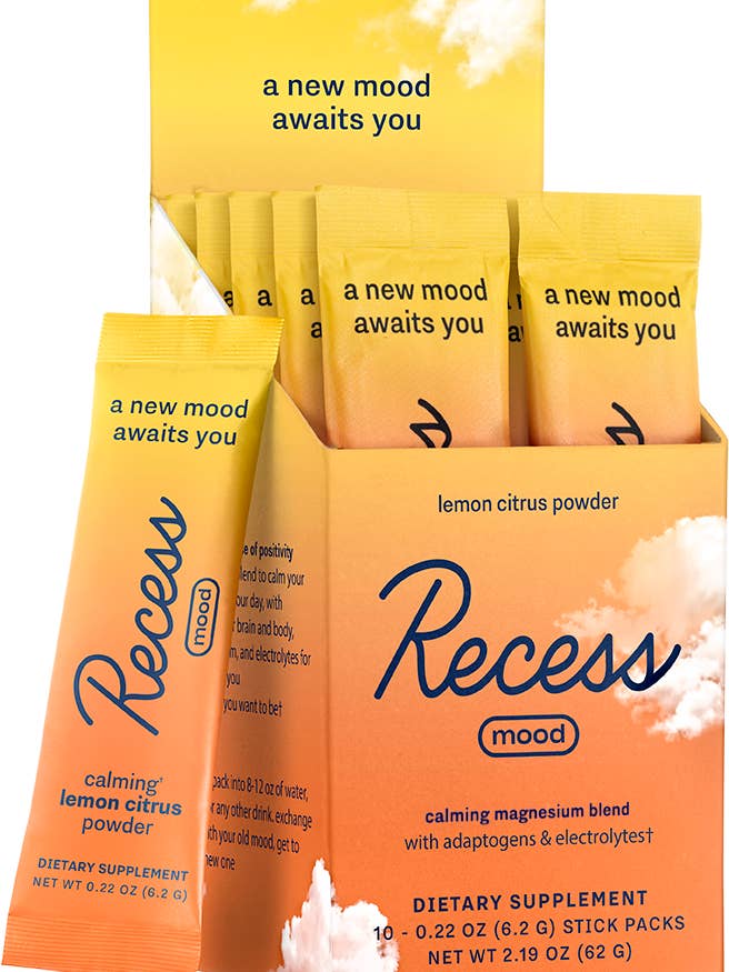 Lemon Citrus Mood Powder 10C Stick Packs for wholesale by Recess