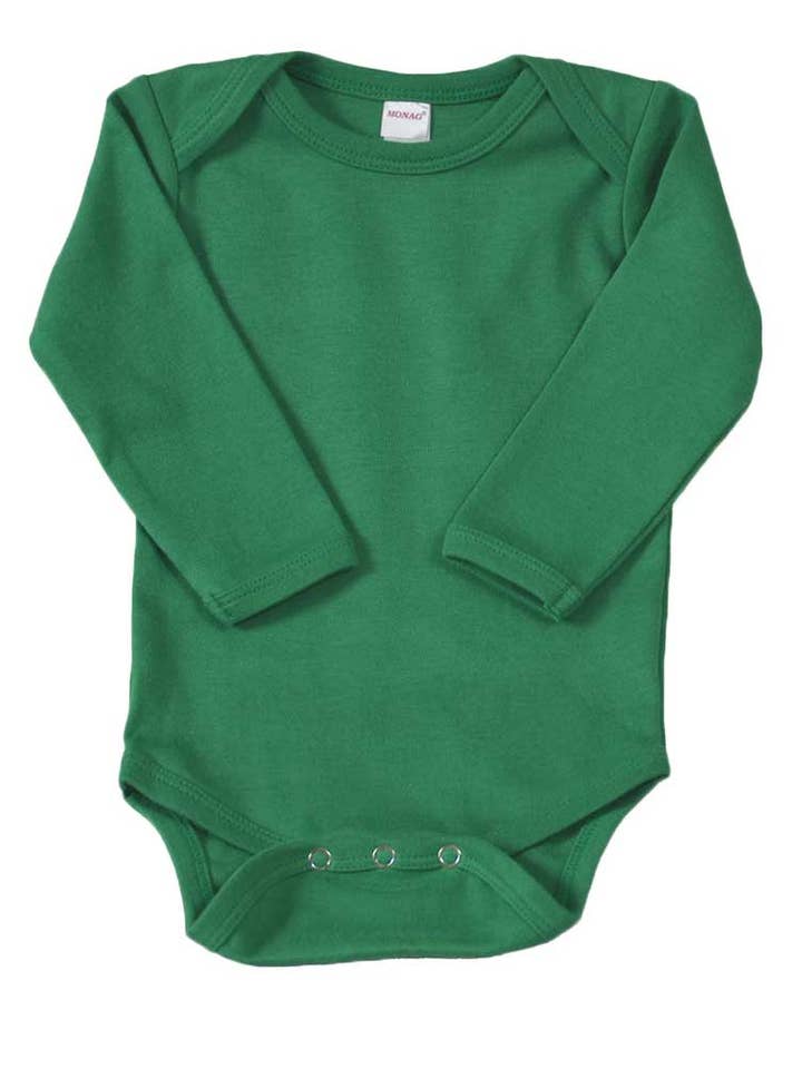 MONAG - Wholesale Bodysuit (Non-Footed) - Baby - Long Sleeve Cotton Baby Onesie3