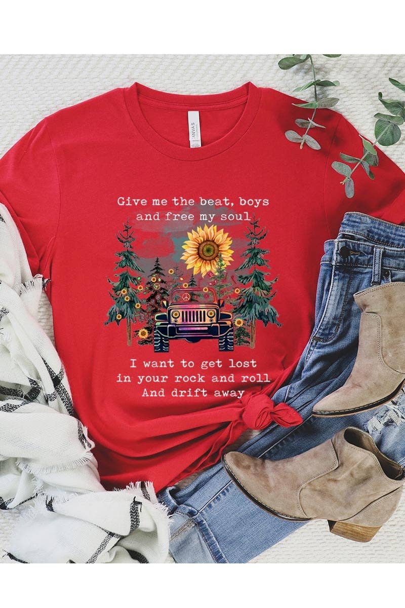 COLORBEAR - Vente T-shirt à imprimés – unisexe - DONNEZ-MOI LE RYTHME T-SHIRT UNISEXE À MANCHES COURTES17