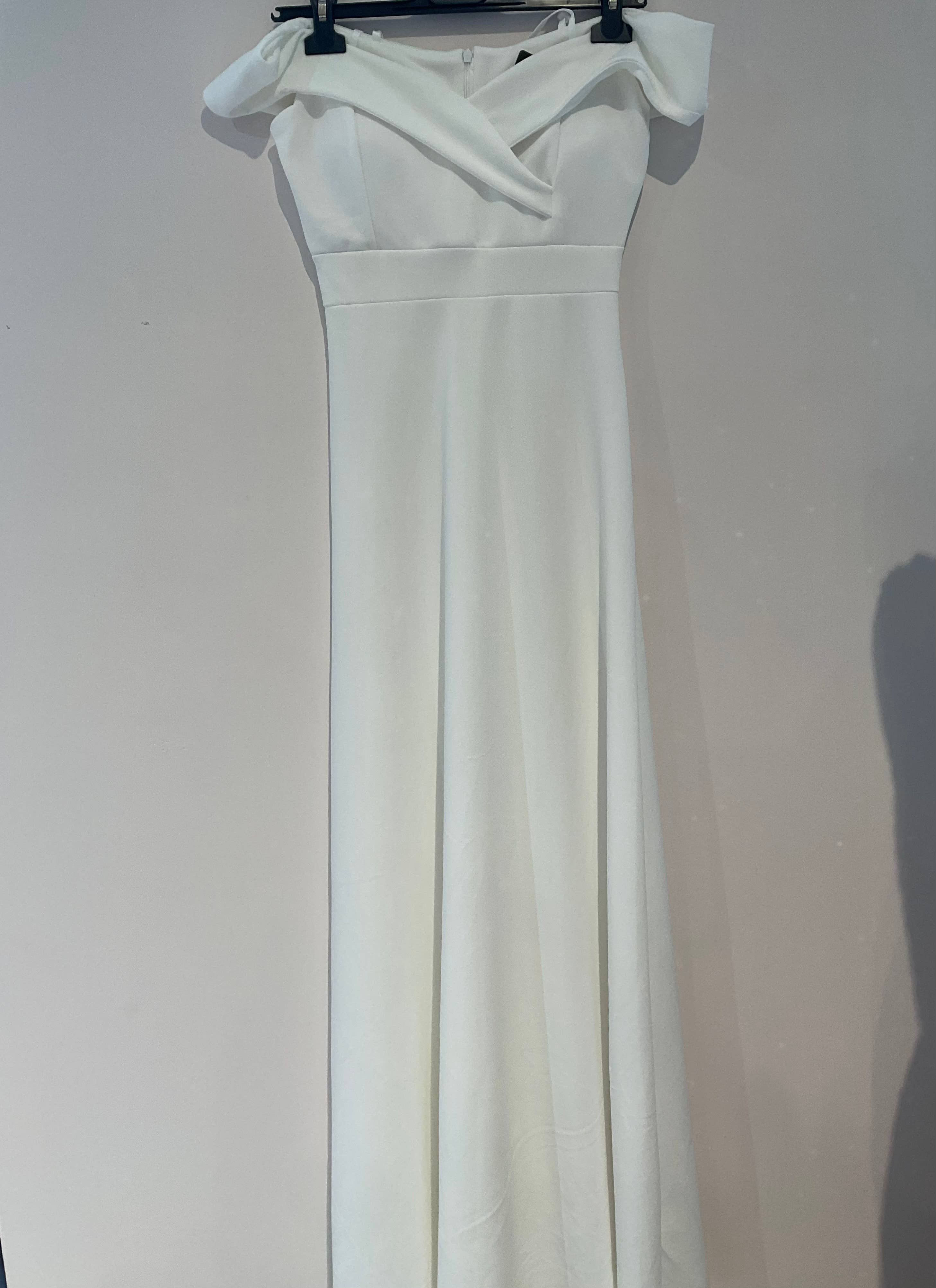 Alice'Desir - Wholesale Gown - Women's - 8892 A-line dress with boat neckline10