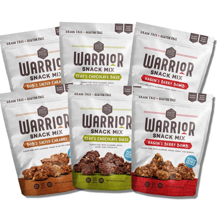 Gluten Free Granola Snack Variety Case of 6, option B for wholesale by BeeFree LLC.