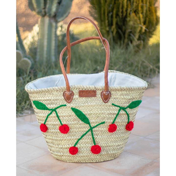Maison Berber - Wholesale Strandtas - Handgemaakte strooien boodschappentassen