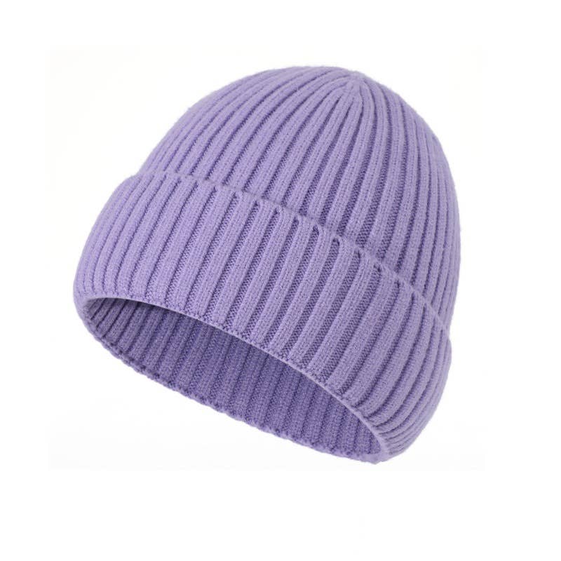 MKS America - Wholesale Beanie - Women's - Classic Solid Color Ribbed Knit Beanie Winter Warm Hat19