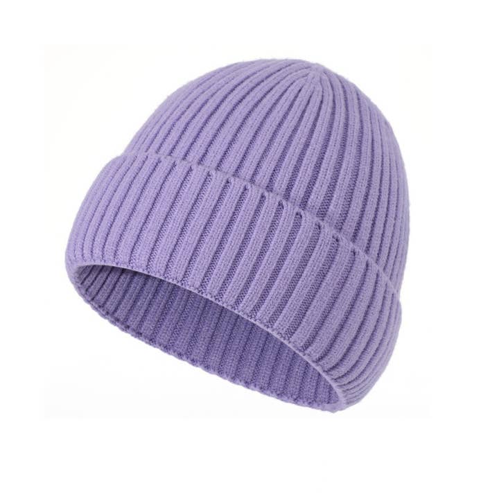MKS America - Wholesale Beanie - Women's - Classic Solid Color Ribbed Knit Beanie Winter Warm Hat19