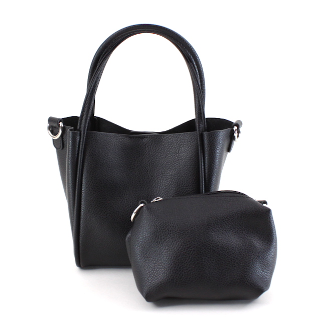 Pretty Persuasions - Wholesale Tote Bag - Women's - P25014 Small Tote/Crossbody Bag w/Cosmetic Pouch1