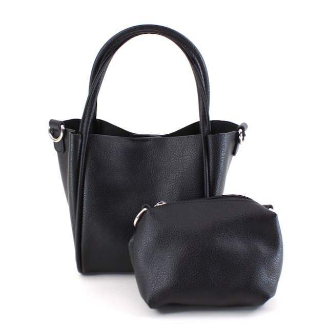 Pretty Persuasions - Wholesale Tote Bag - Women's - P25014 Small Tote/Crossbody Bag w/Cosmetic Pouch1