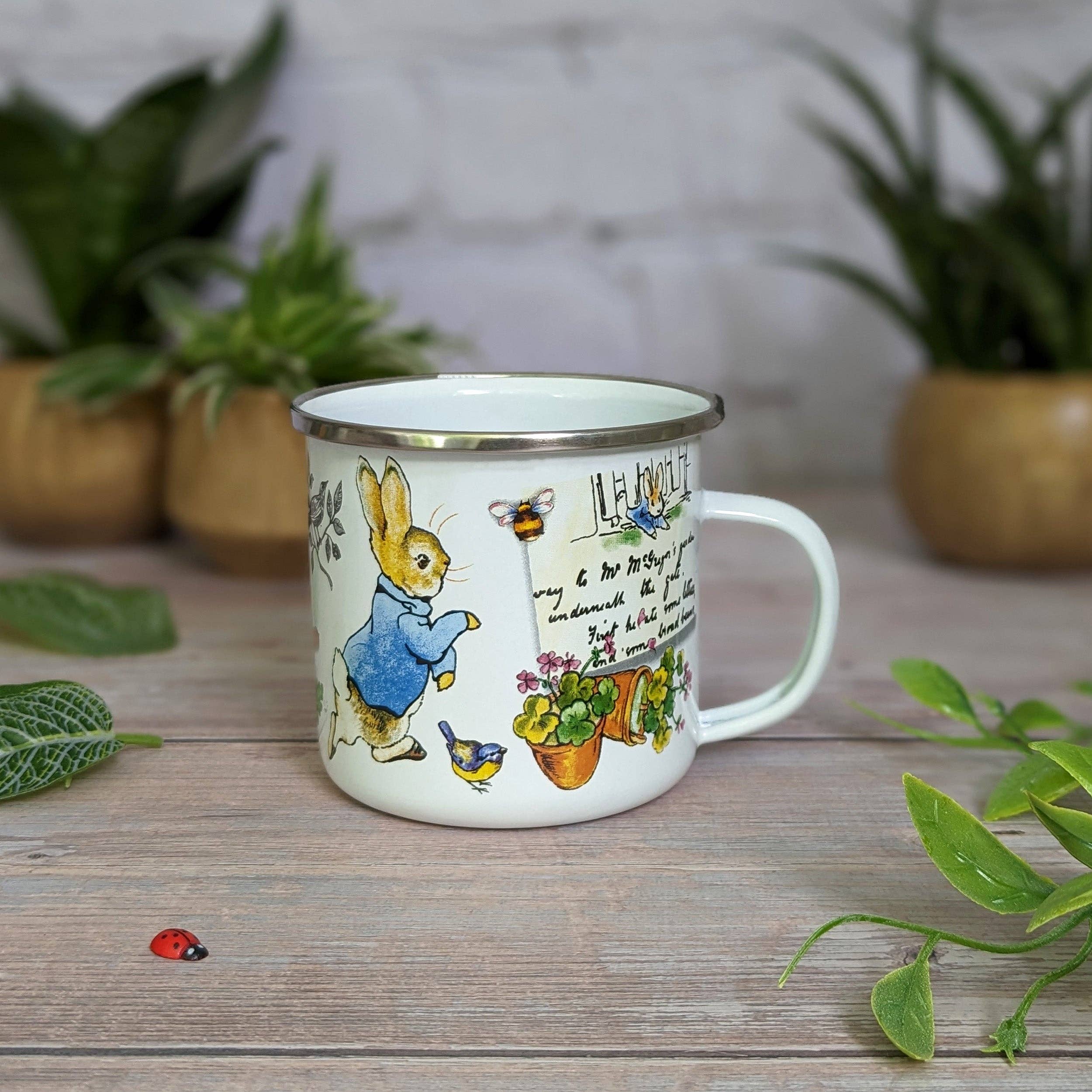 Robert Frederick Ltd - Wholesale Koffiemok - Peter Rabbit Emaille Beker - Klassiek Beatrix Potter Ontwerp4