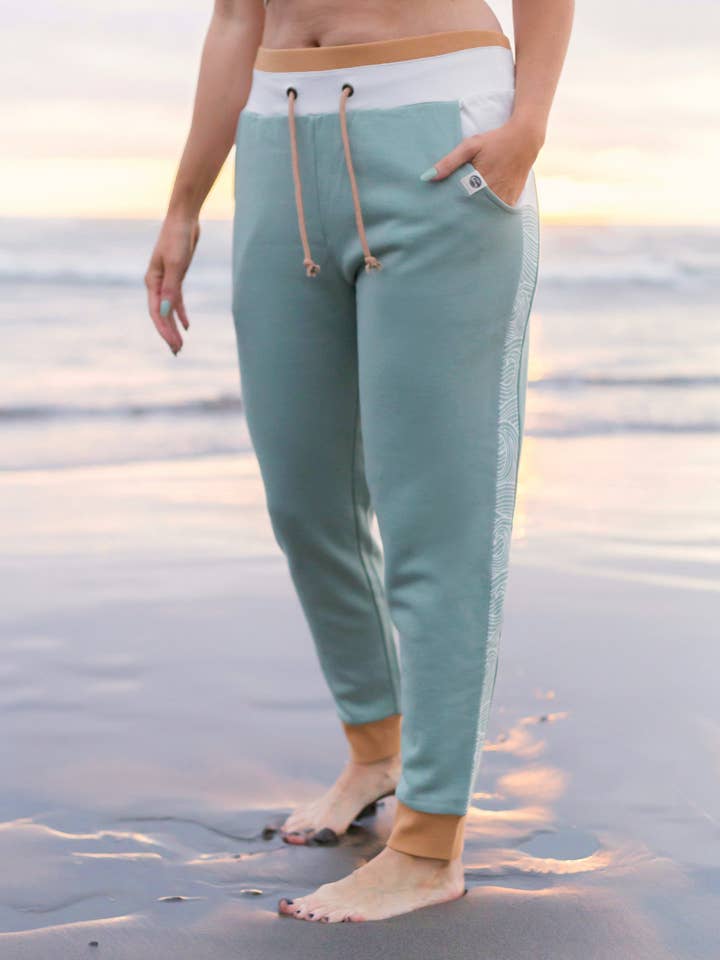 Happy Earth - Wholesale Lounge Sweatpants/Joggers - Women's - Rolling Seas Joggers5