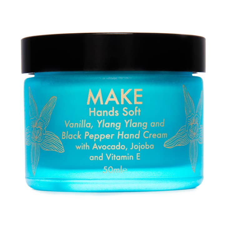 Hands Soft Vanilla, Black Pepper, Ylang Ylang Hand Cream for wholesale by MAKE SKINCARE