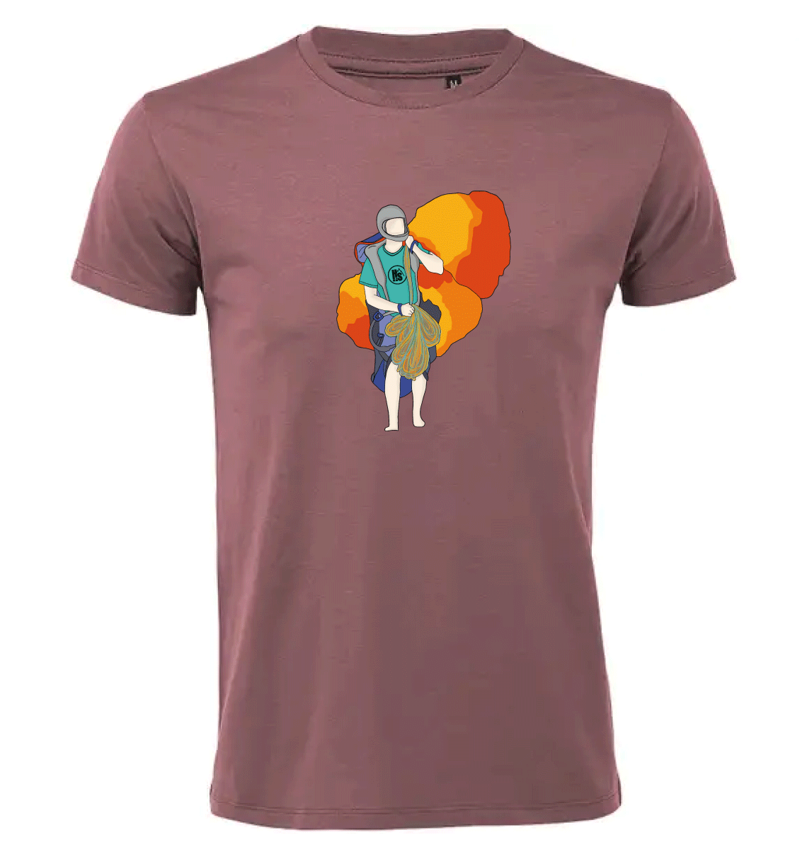 Hot Savoie 74 – Großhandel T-Shirt mit Siebdruck – Herren – Gleitschirm-T-Shirt für Herren1