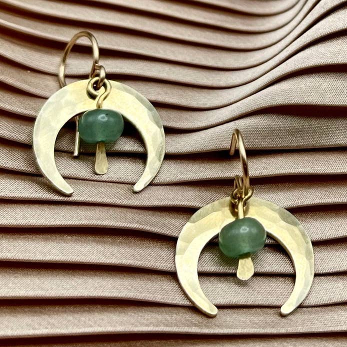 Fluff Hardware - Wholesale Dangle Earrings - Crescent Earrings0