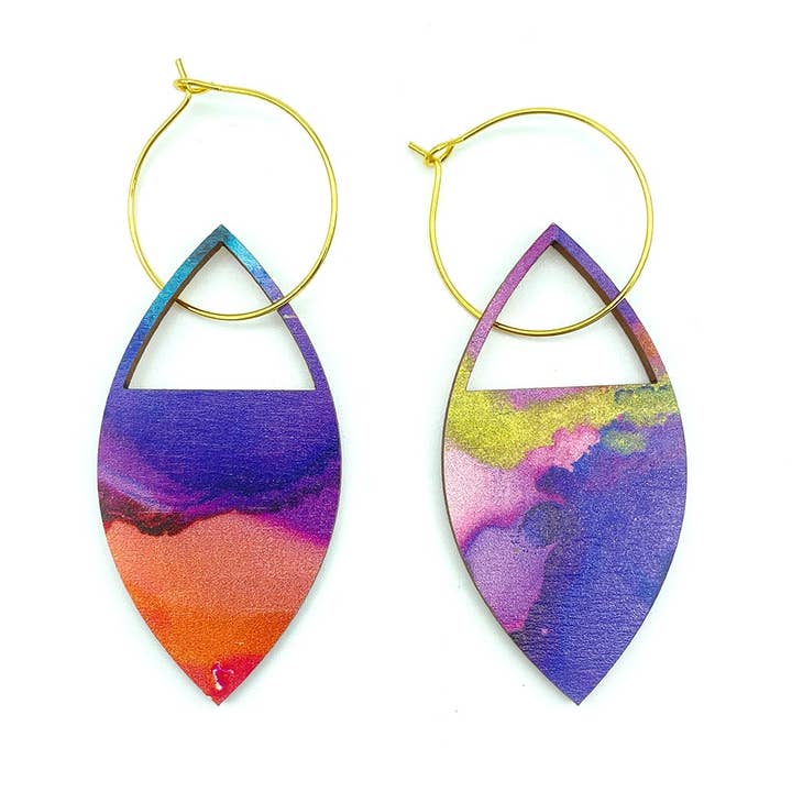 Pendientes Statement Dream Leaftri para venta al por mayor de Solart