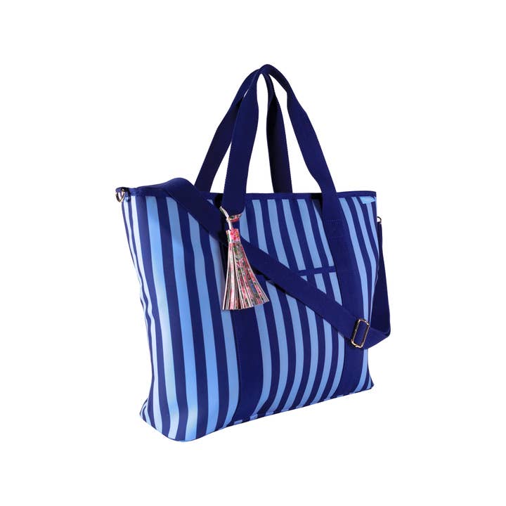Draper James by Lifeguard Press - Wholesale Cooler/Cooler Bag - Cooler Bag, Blue Stripe1