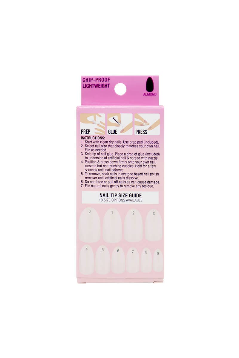 PINEAPPLE Beauty - Wholesale Press-On/Fake Nails - LA Colors CNT527 On Trend Nail Frill Artificial Nails - 31