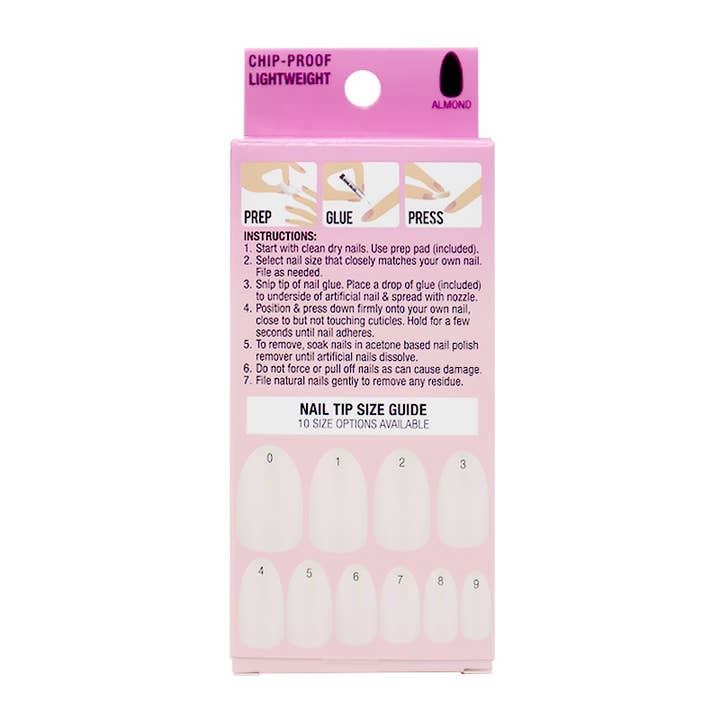 PINEAPPLE Beauty - Wholesale Press-On/Fake Nails - LA Colors CNT527 On Trend Nail Frill Artificial Nails - 31