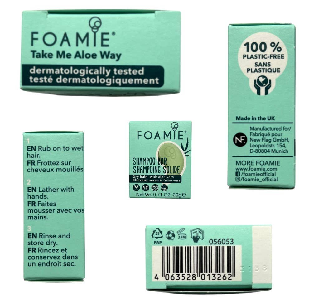 Salzmann Restwaren GmbH - Wholesale Shampoo Puck/Solid Shampoo - FOAMIE solid shampoo travel size5