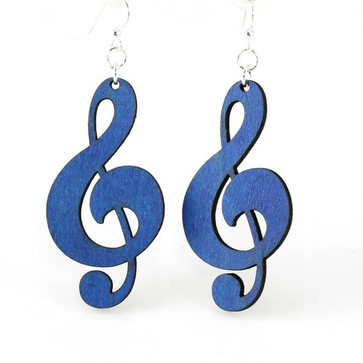 Treble Clef Earrings for wholesale by Green Tree Jewelry