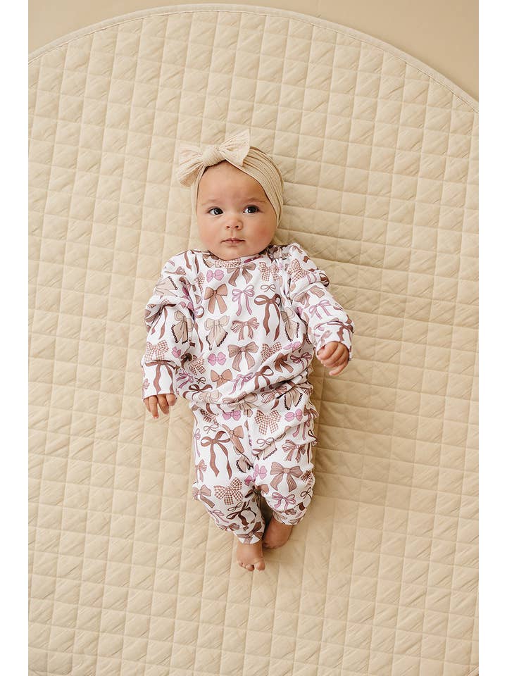 Lucky Panda Kids - Wholesale Top & Pant Set - Kids - Jogger Set | Mocha Bows9