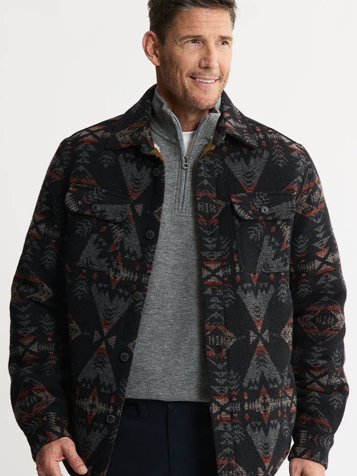 JACHS NY - Wholesale Jacket - Men's - Sherpa Lined Wool Jacket14
