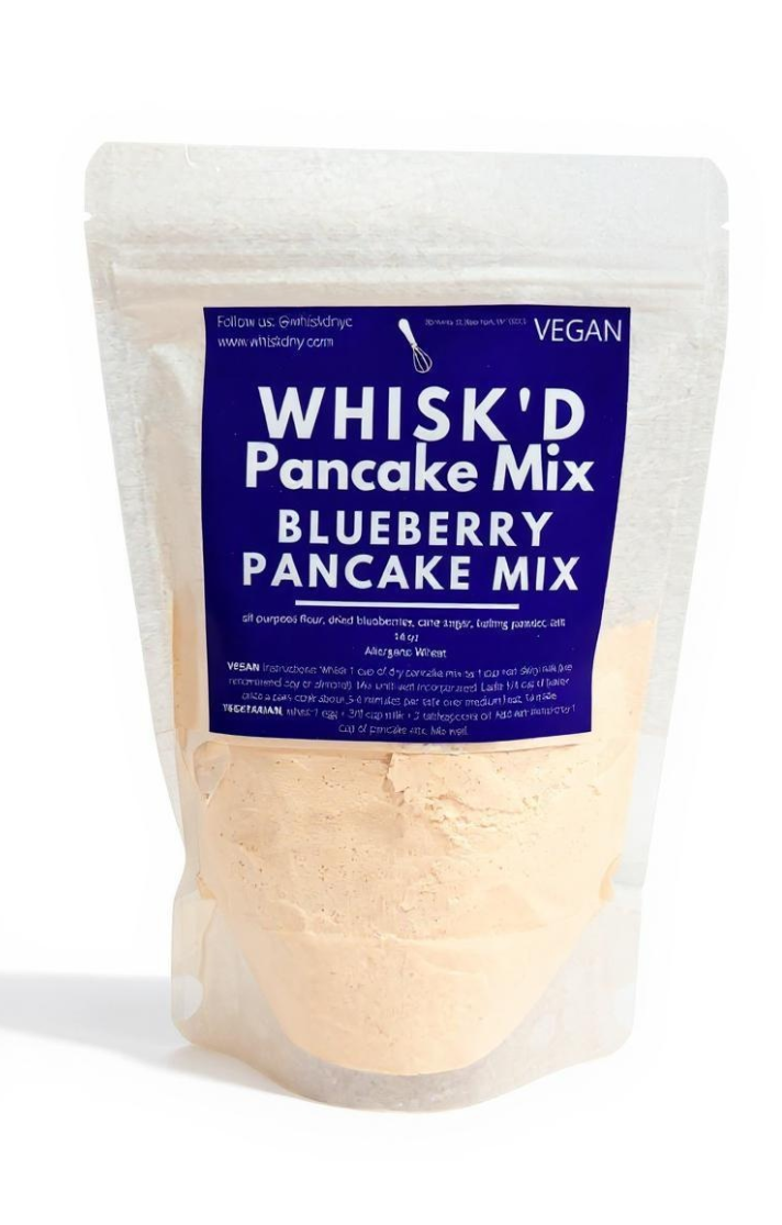 WHISK’D NYC - Wholesale Pancake mix - Vegan Blueberry Pancake Mix1