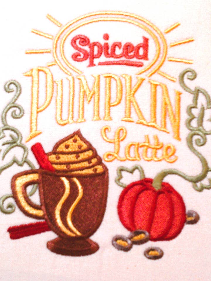 Fall/Autumn Pumpkin Tea Towels for wholesale by Red Mitten