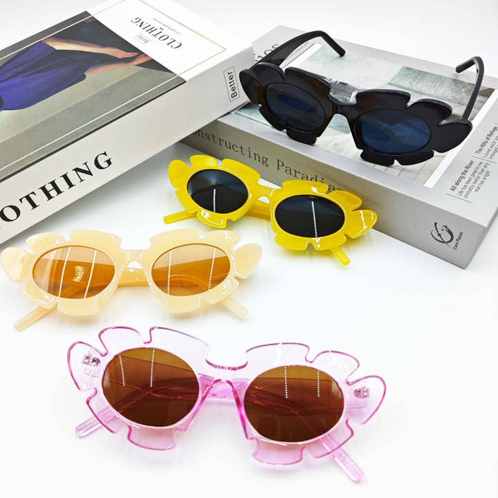 ACCITY - Wholesale Sunglasses - Women's - SUNFLOWER SHAPED SUNGLASSES_CWASG013113