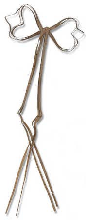 Factory Direct Craft – Engroshandel Sløjfe – 10" Rusten Patina Tin Sløjfe – Vintage Look Dekor Accent1