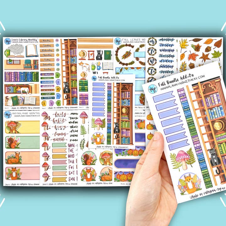 Pack d'automne - avec un cadeau gratuit exclusif ! pour la vente par Planning With Kay