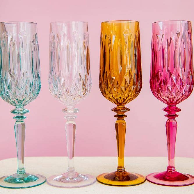 Oh It's Perfect - Wholesale Champagne Flute - Sea Foam Champagne Flute
