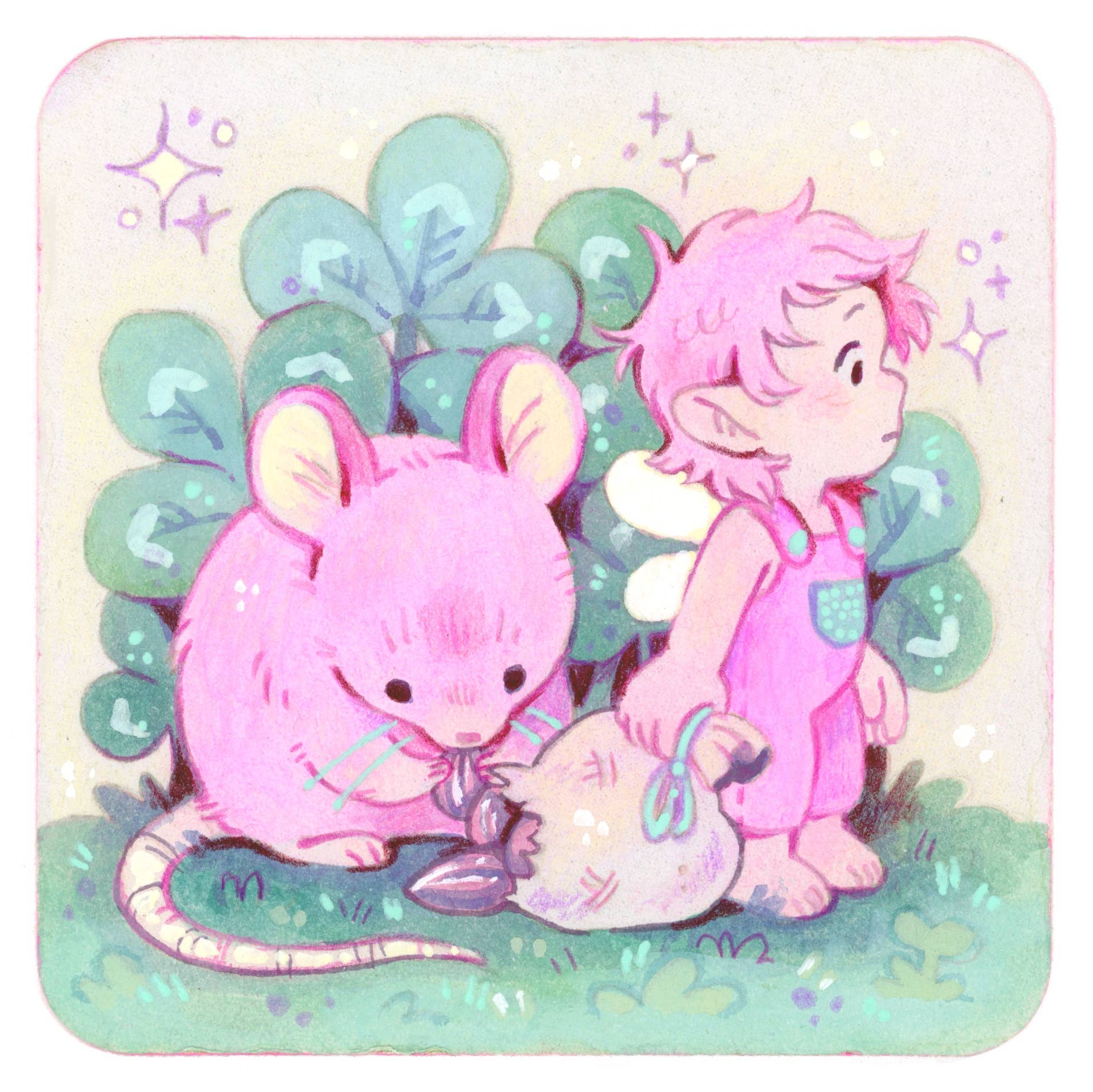 Rowan Kingsbury - Wholesale Art Print - Seed Thief 5x5 Print1