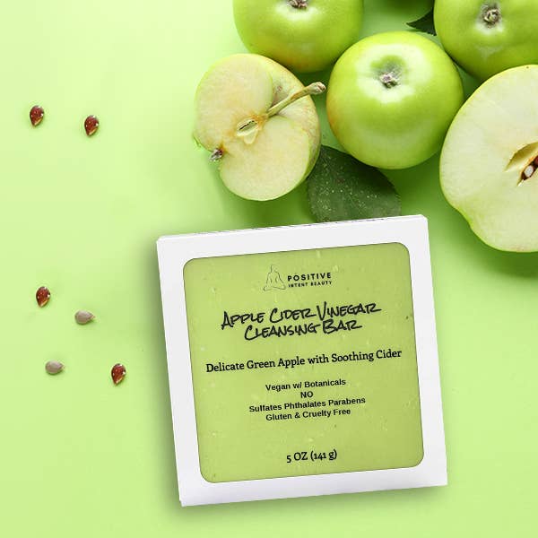 Reinigender Seifenriegel mit Apfelessig für den Großhandel von Positive Intent Beauty