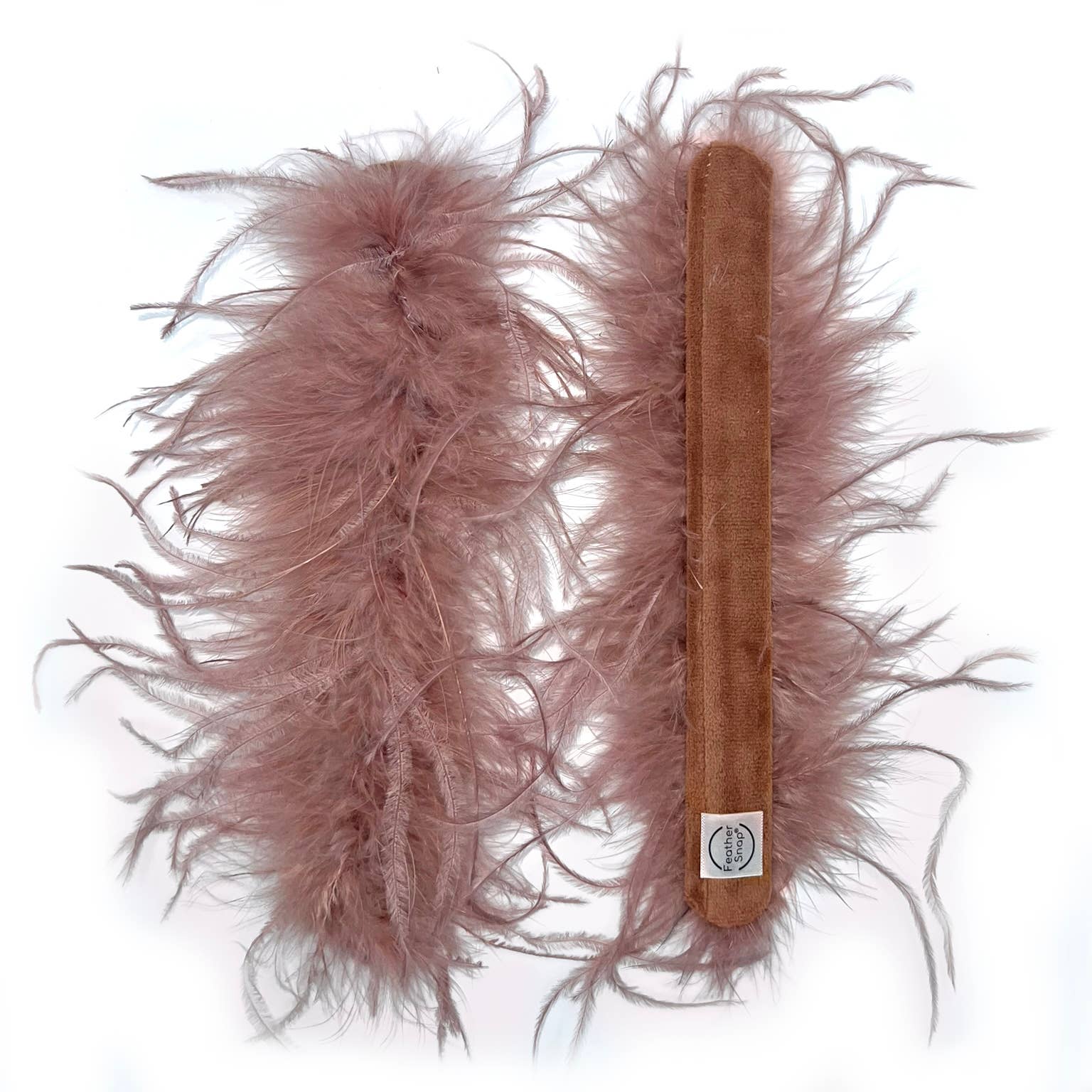 Feather Snap – wholesale Cuff bracelet – Feathersnap® ORIGINAL Ostrich Feather Cuff Bracelet Pair24