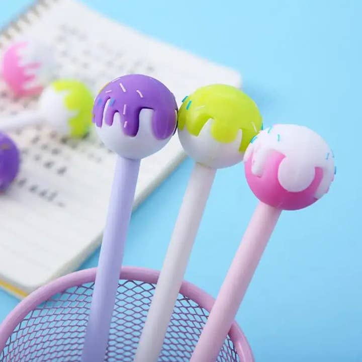 Sweet Lollypop Gel Pen (Box of 30) for wholesale by Great Playthings