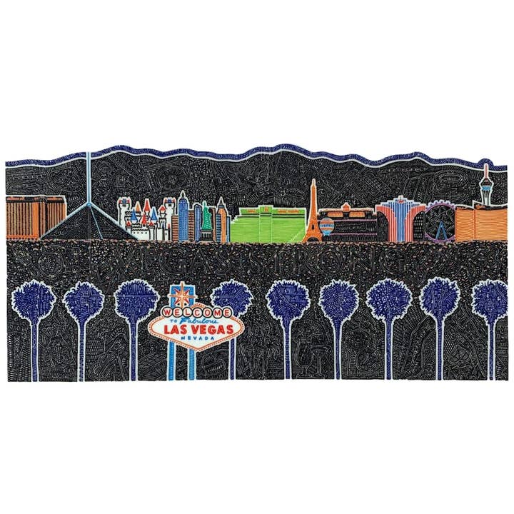 Vinyl Sticker - Vegas for wholesale by Viz Art Ink