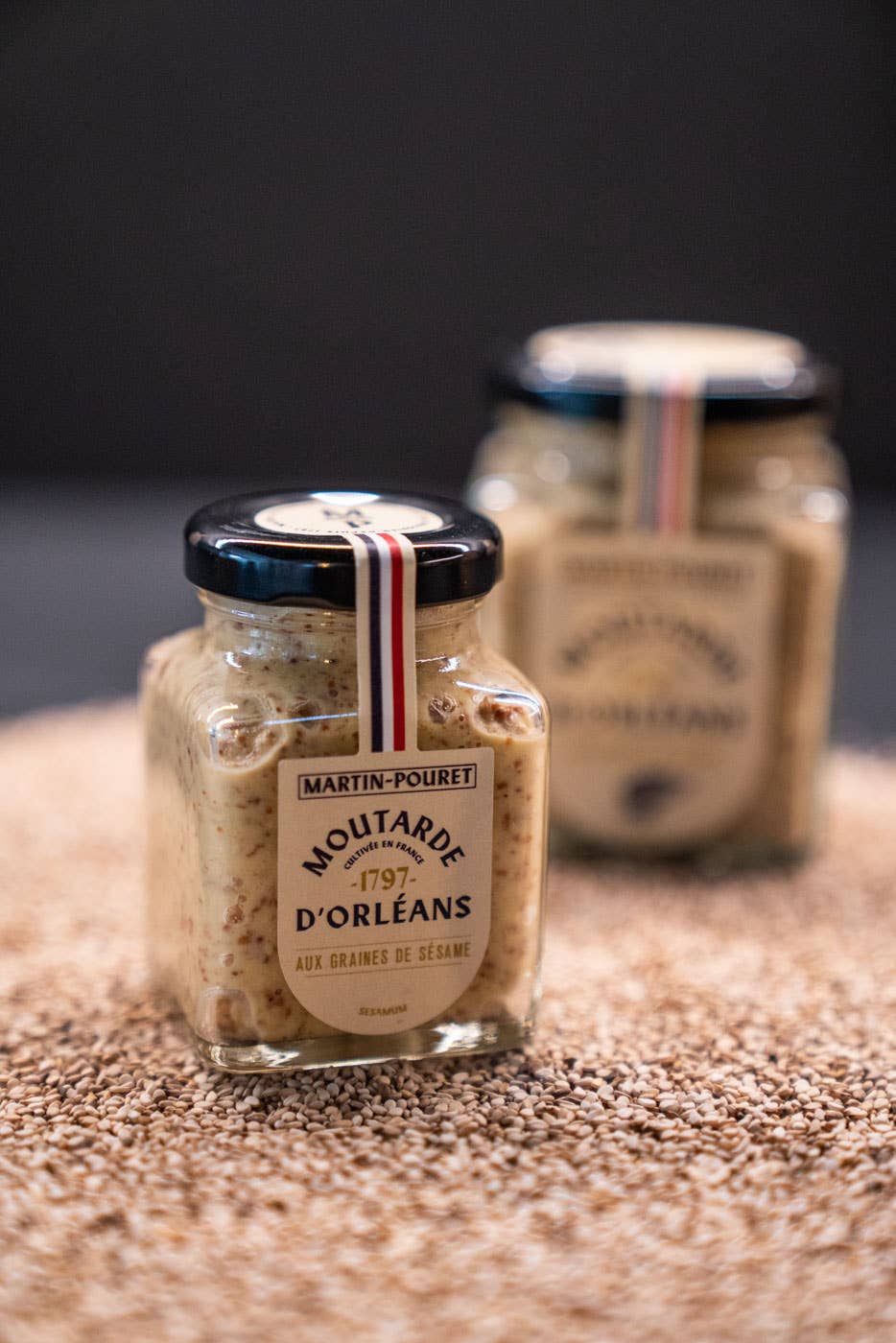 Martin-Pouret - Wholesale Mustard - Orleans Mustard with Sesame Seeds0