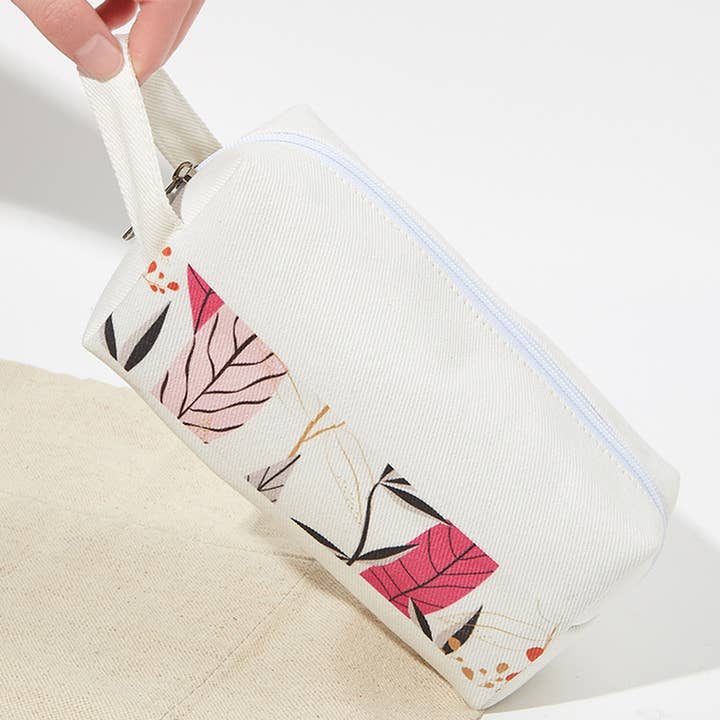 PRINTED WASH BAG CANVAS MAKEUP BAG_CWAB1442 for wholesale by ACCITY