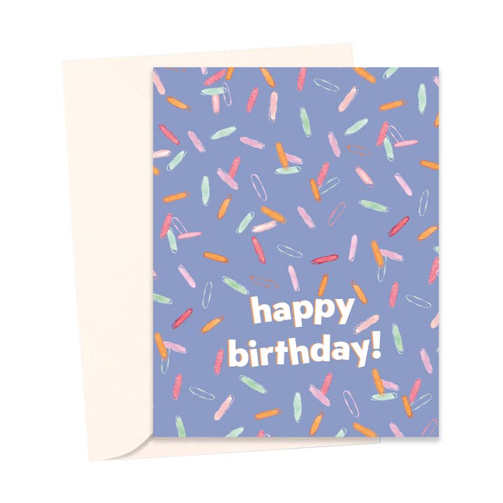 Sprinkles Happy Birthday Card | Single or Birthday Card Set
for wholesale by papierwinkel