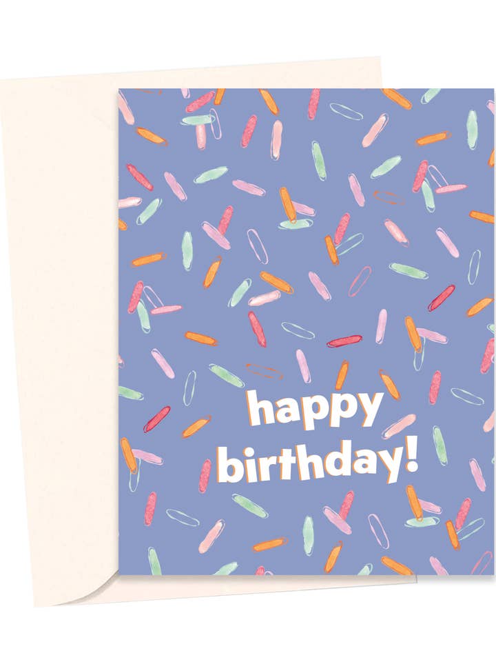 Sprinkles Happy Birthday Card | Single or Birthday Card Set
for wholesale by papierwinkel