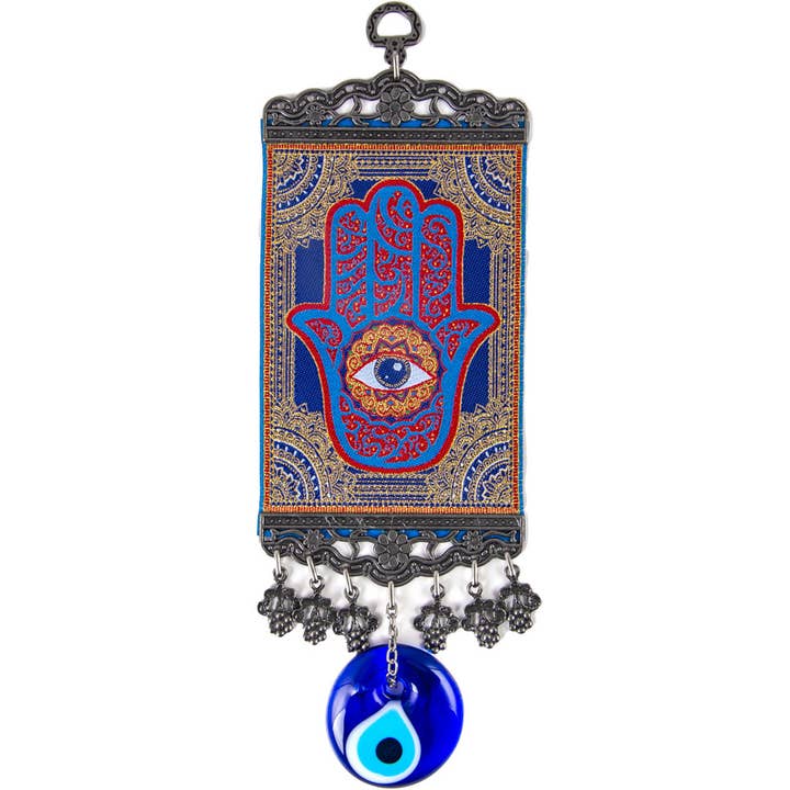 Benjamin International - Wholesale Wall Accent - Small Hamsa Evil Eye Wall Hanging