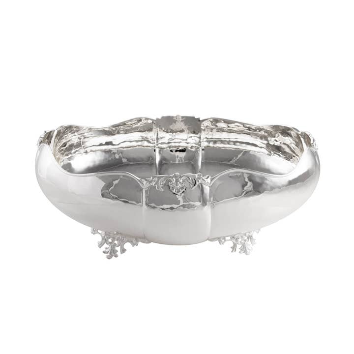 Centre de table ovale « File Edge » pour la vente par Bragagnolo Argenti